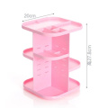 360 Rotating Makeup Organizer, Premium Cosmetic Organizer Foldable Cosmetic Rack for Dresser Vanity, Bathroom